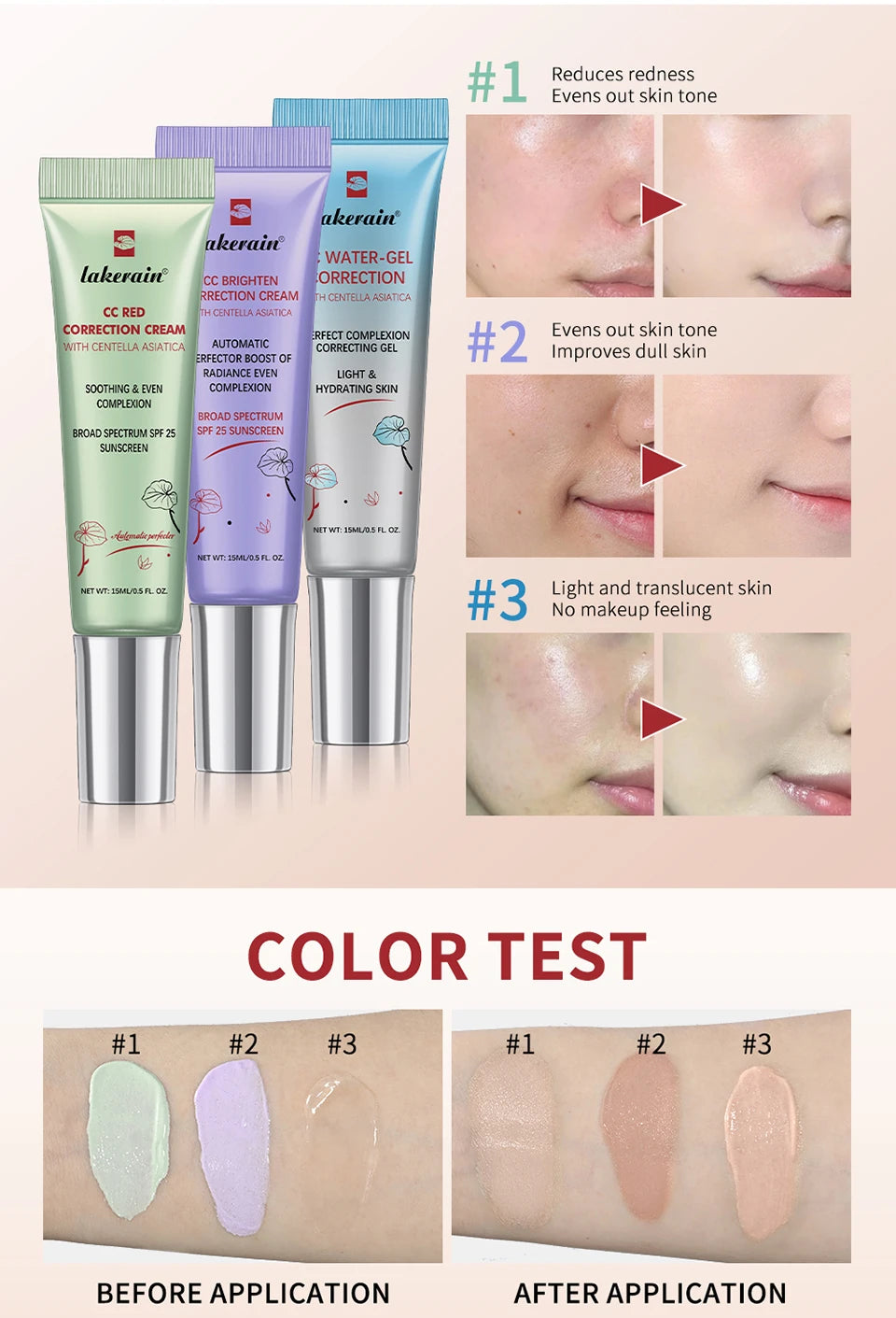 Color Correcting CC Cream Foundation with SPF 25 - 21