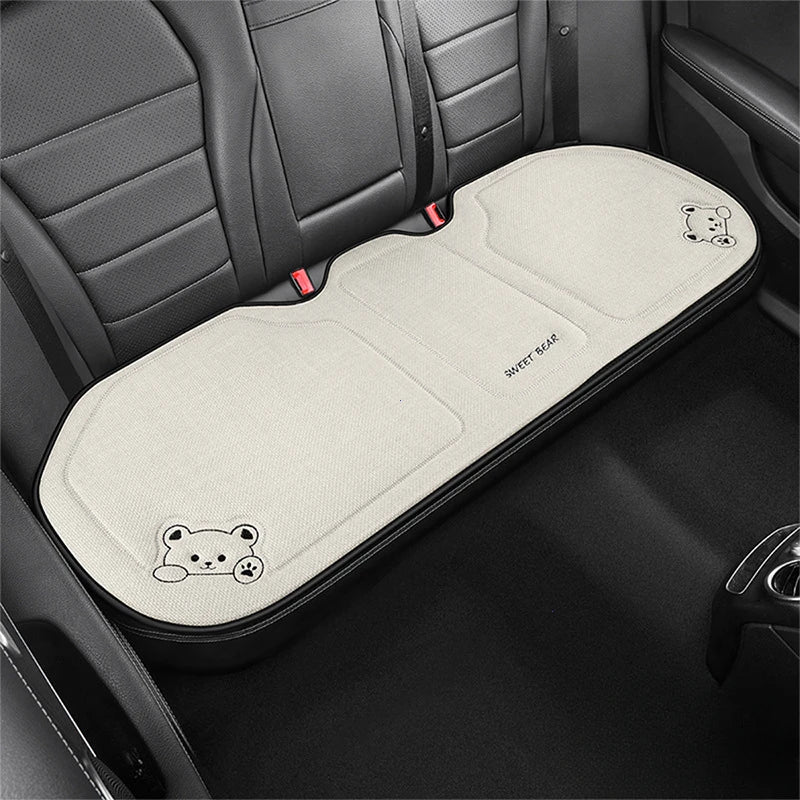 Cute Bear Universal Breathable Car Seat Cushion Protector