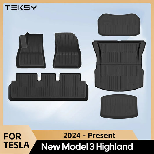 All-Weather TPE Floor Mats for Tesla Model 3 Highland 2024