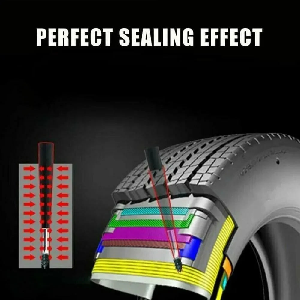 Emergency Tire Puncture Repair Rubber Screws