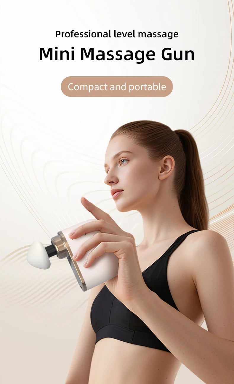 Portable Deep Tissue Mini Massage Gun for Muscle Recovery - 7