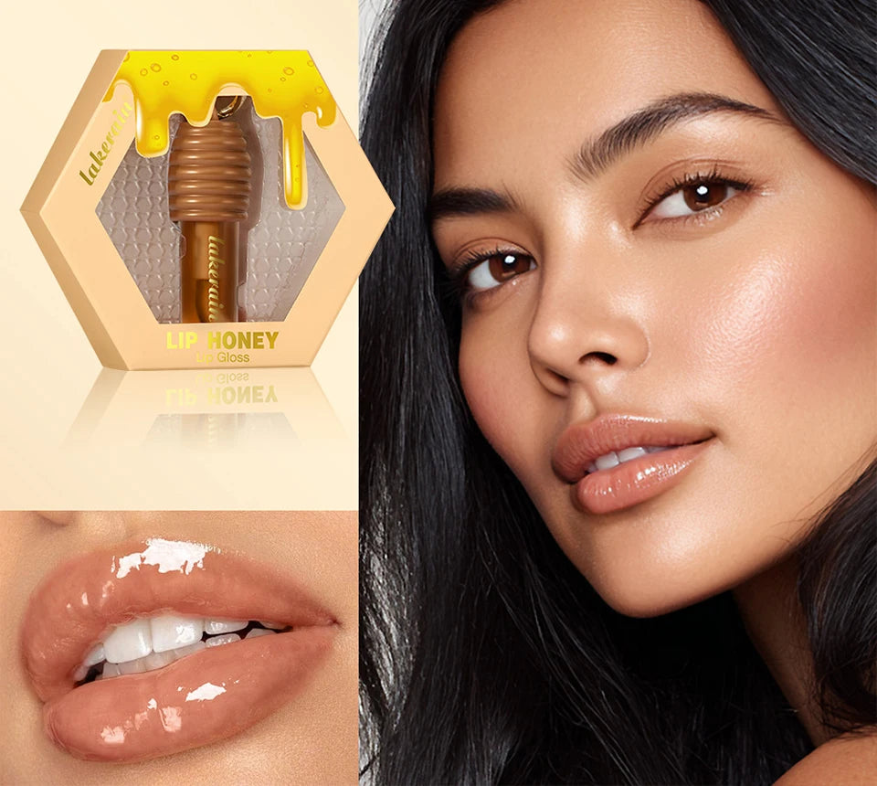 Honey and Chocolate Moisturizing Lip Gloss Set - 7