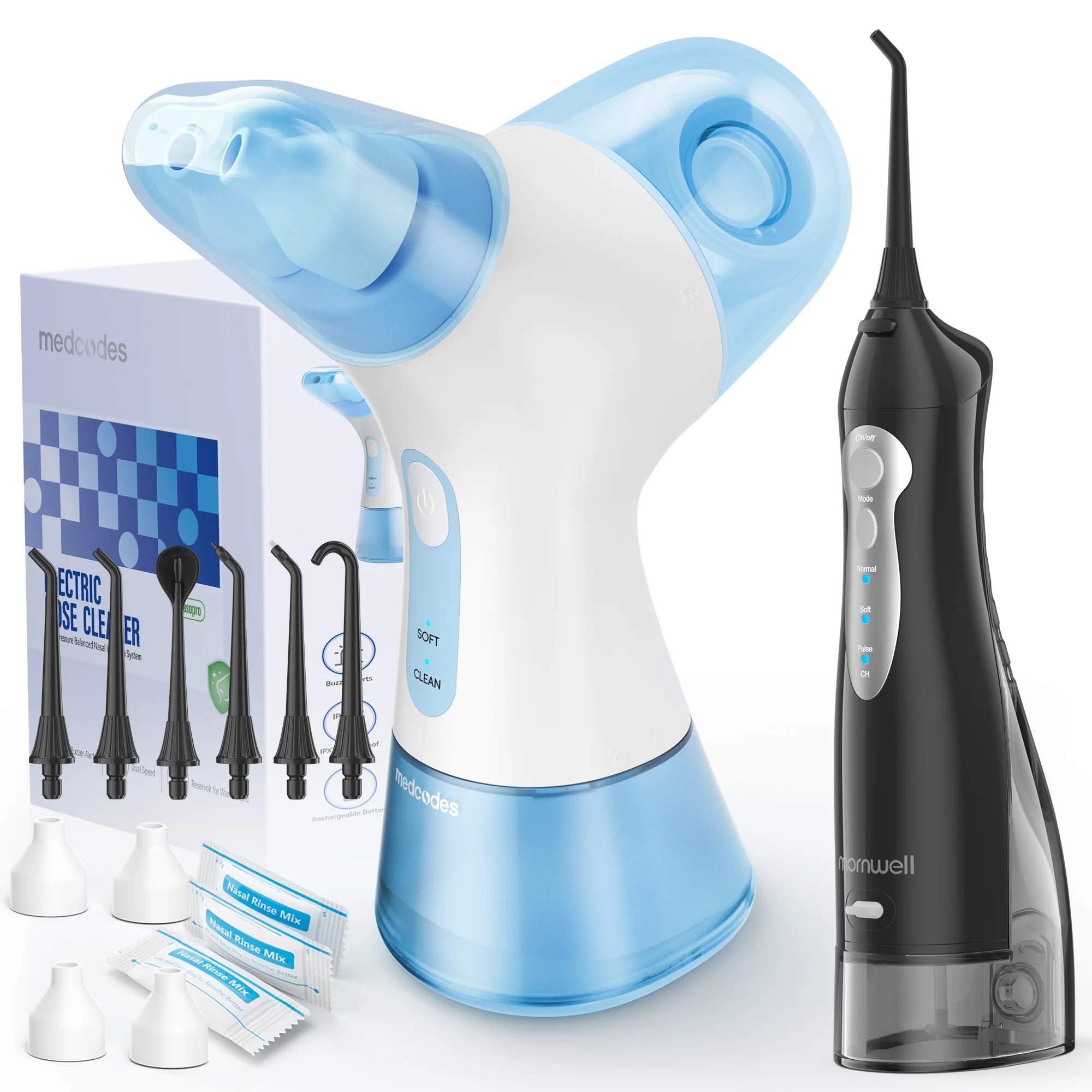 Electric Nasal Irrigation and Oral Irrigator Combo Set - 28