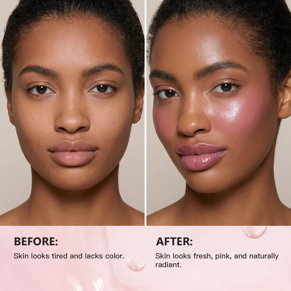 pH Adaptive Color-Changing Jelly Blush for Lips, Cheeks, and Eyes
