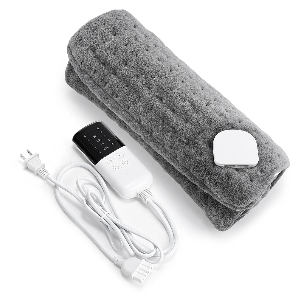Electric Flannel Heating Pad for Pain Relief and Muscle Relaxation - 20