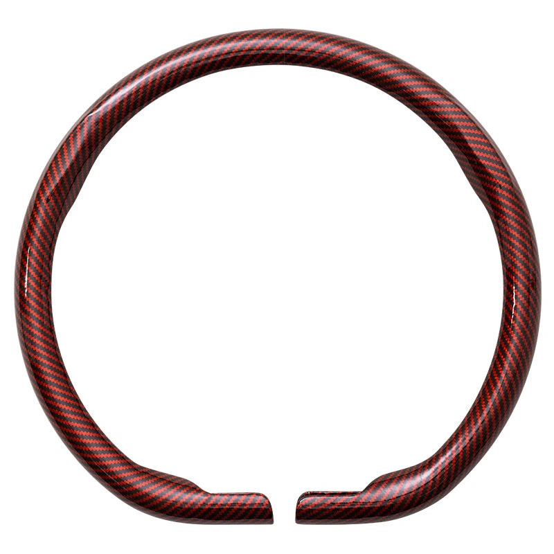 Universal Carbon Fiber Steering Wheel Cover for All Seasons - 10