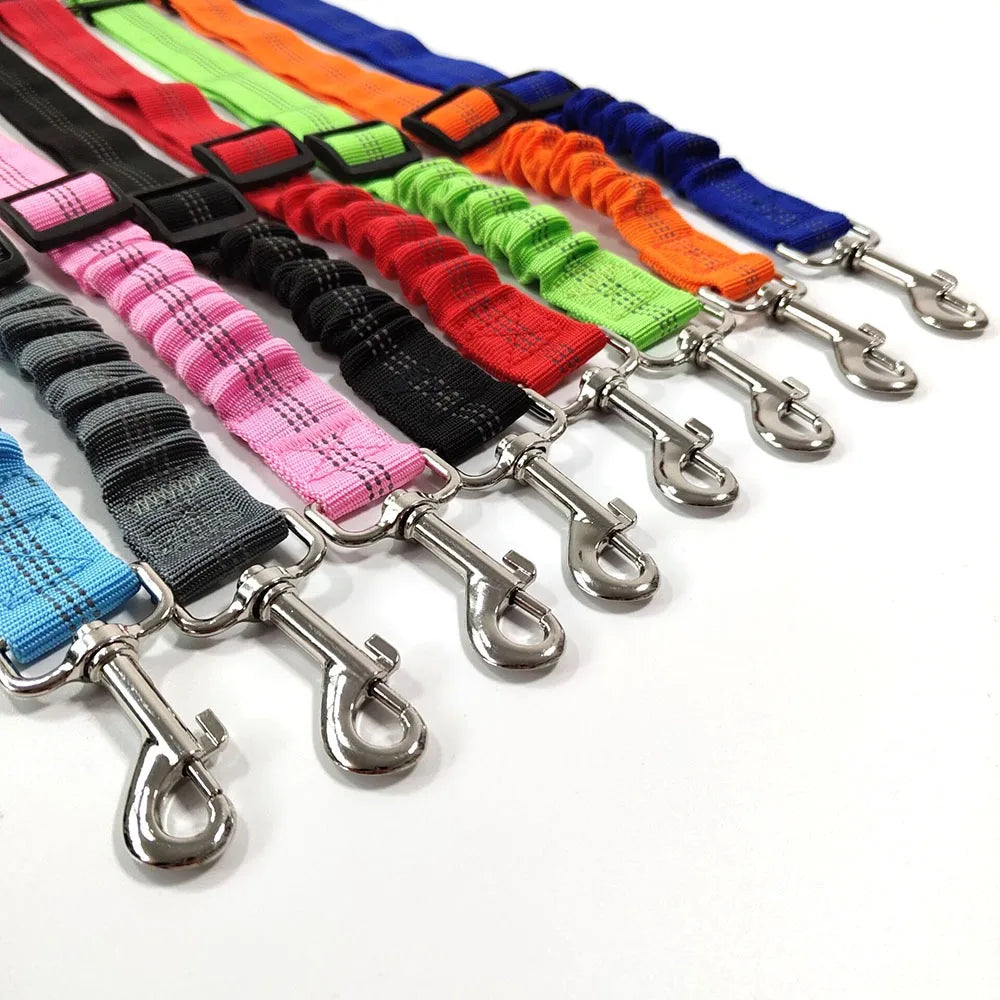 Reflective Adjustable Dog Seat Belt for Car Travel - 9