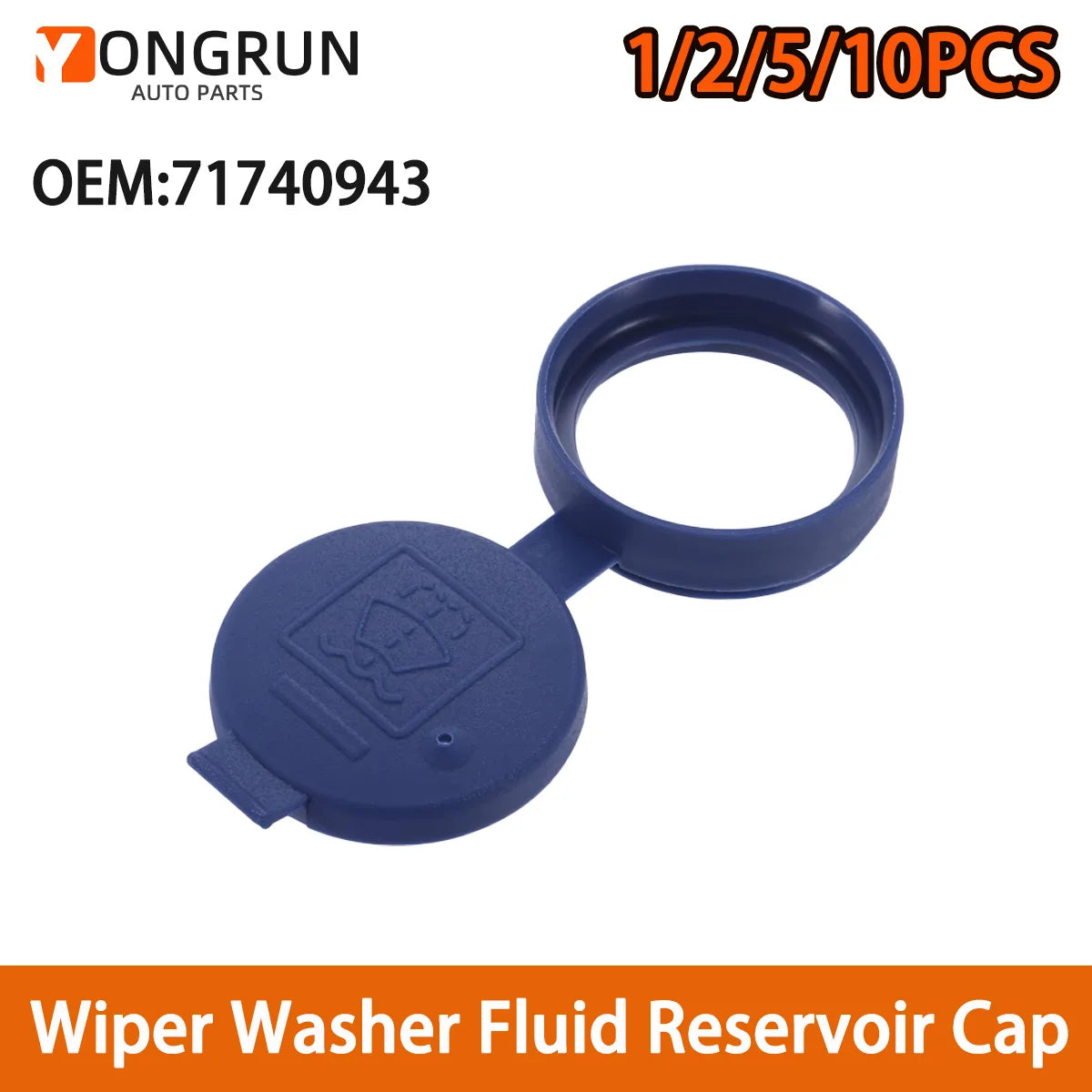 Windshield Washer Fluid Reservoir Tank Cap - 1