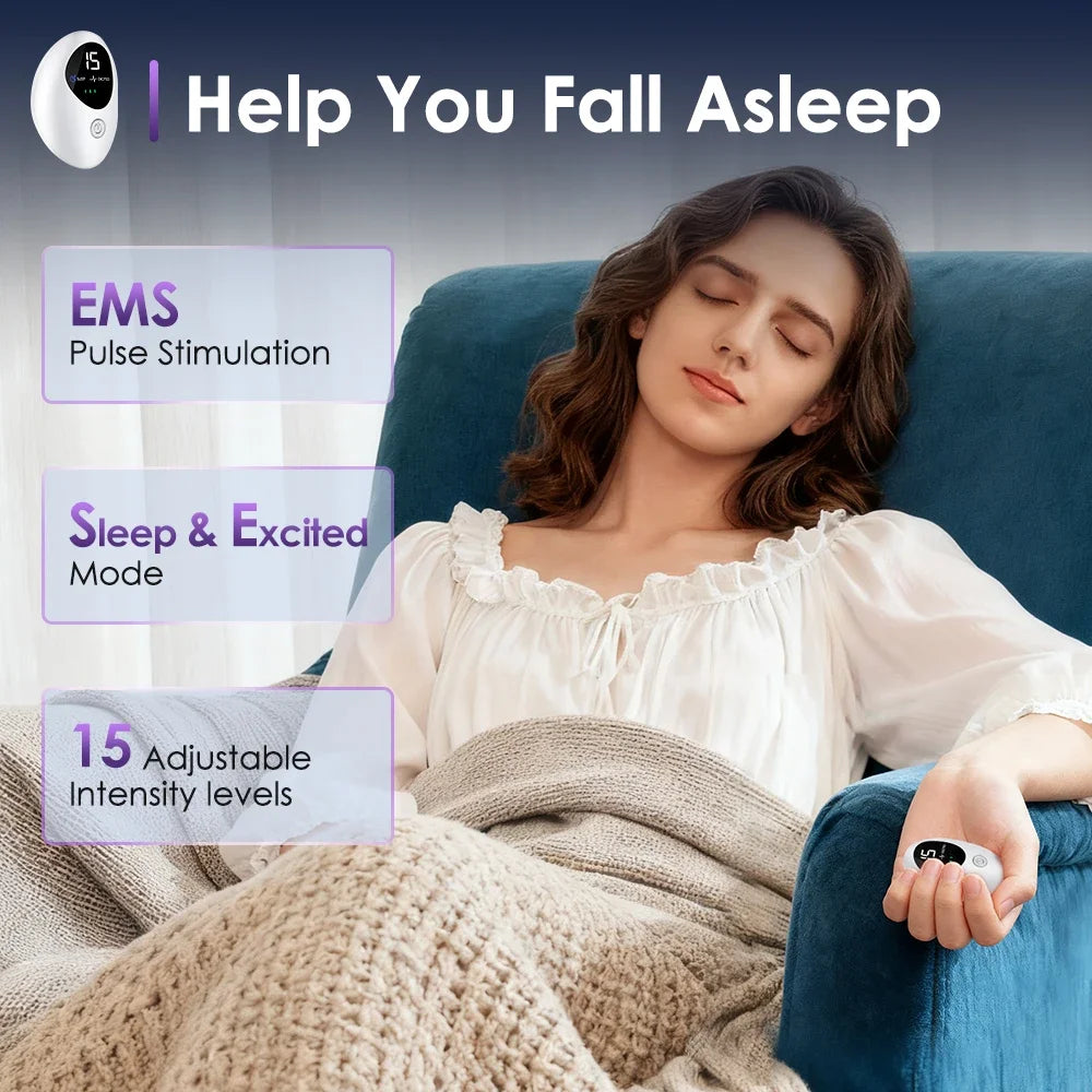 Microcurrent Handheld Sleep Aid Device for Stress and Anxiety Relief - 2