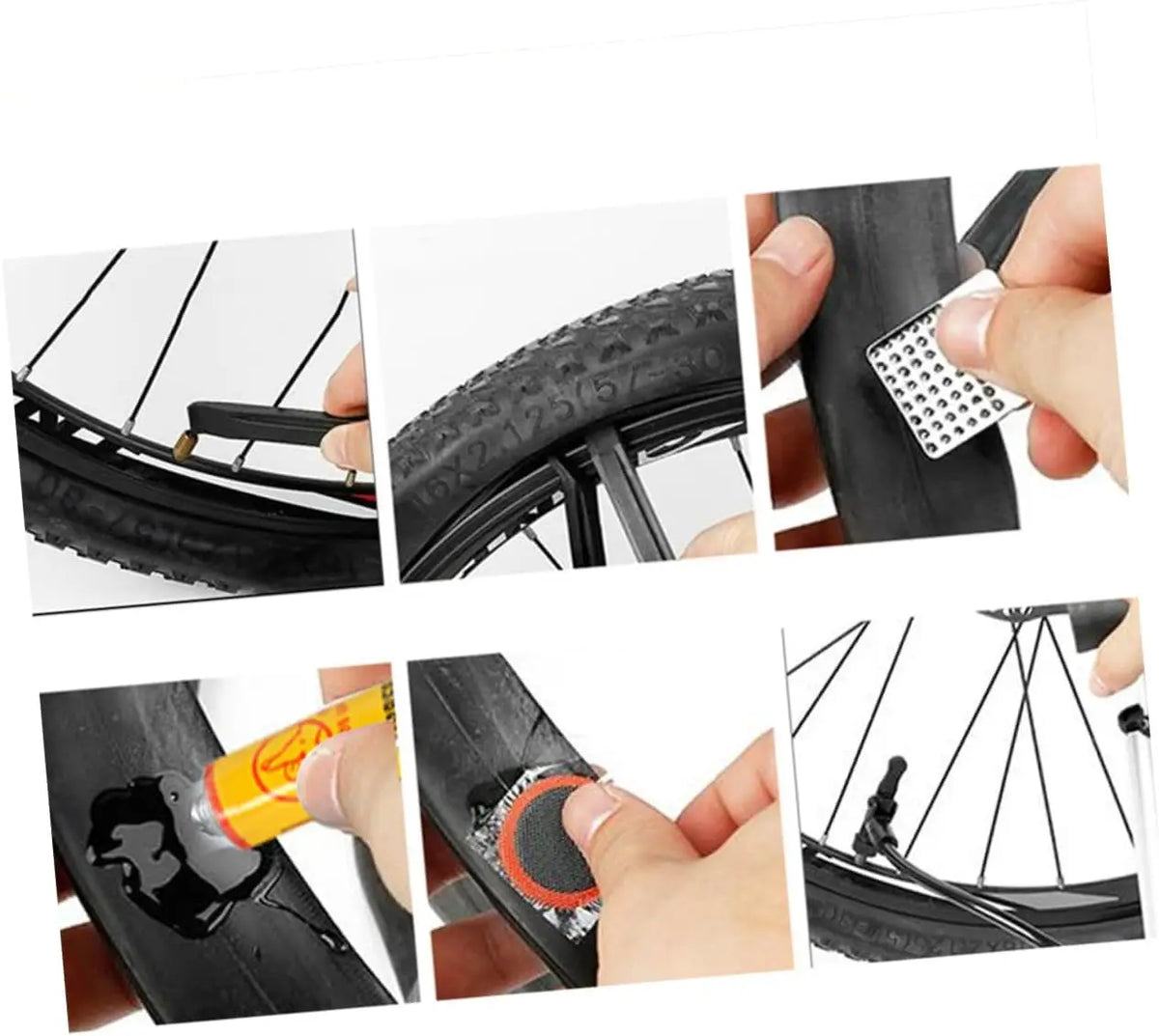 Portable Bicycle Tire Puncture Repair Kit