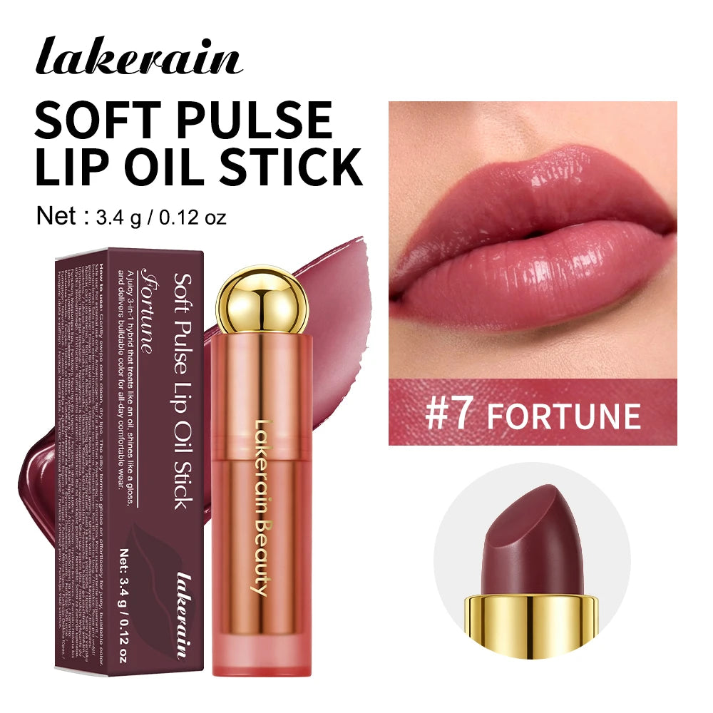 3-in-1 Tinted Moisturizing Lip Oil Stick - 23