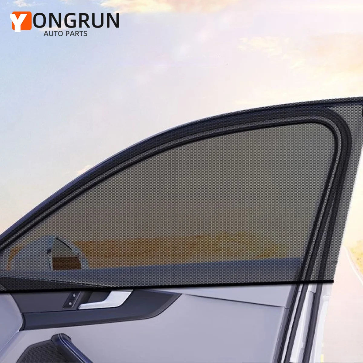 Car Window Sunshade Mesh UV Protection Insect Proof Privacy Screen
