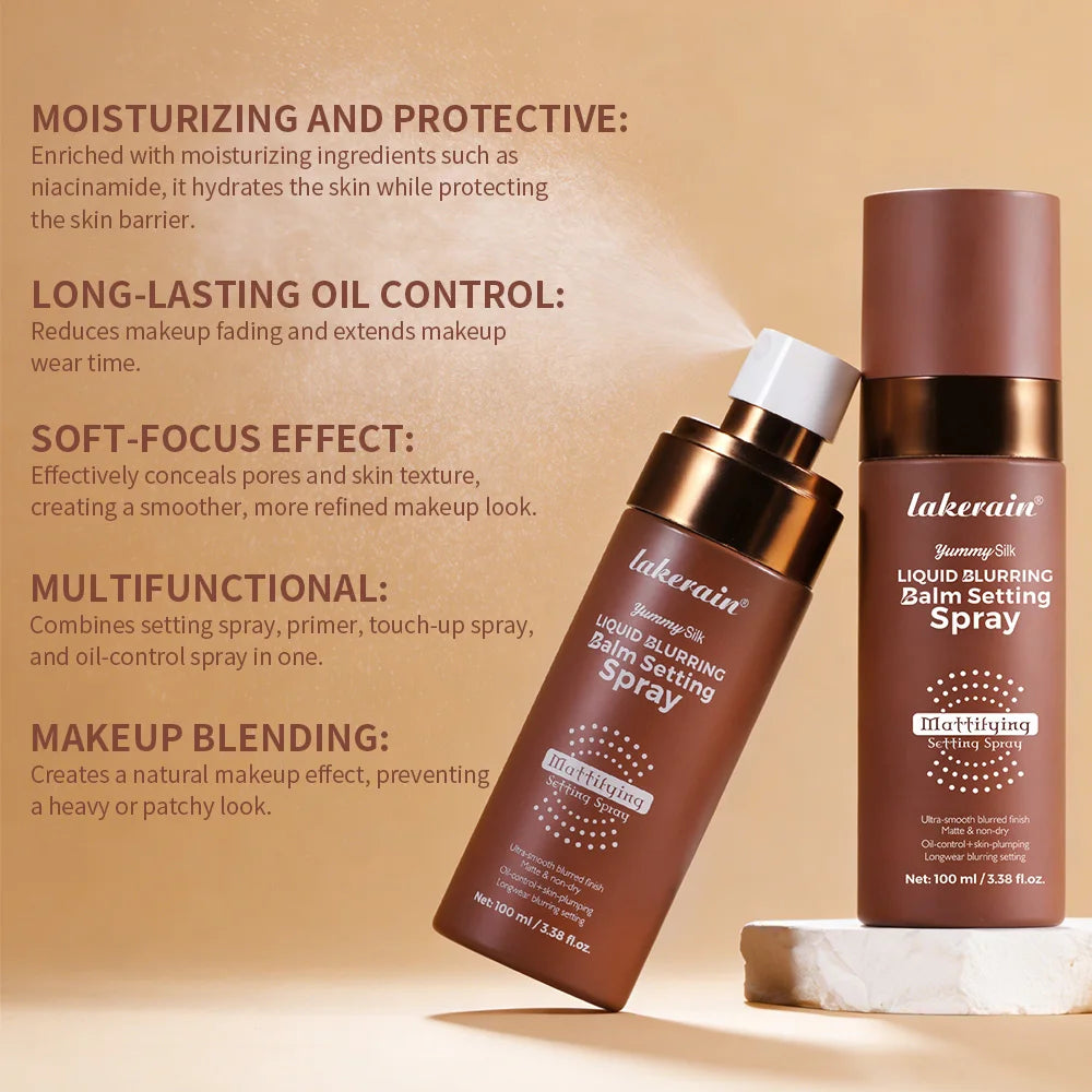 Long-Lasting Oil Control Makeup Setting Spray