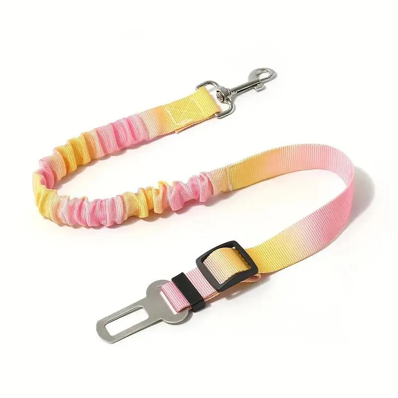 Adjustable Gradient Dog Car Safety Seat Belt