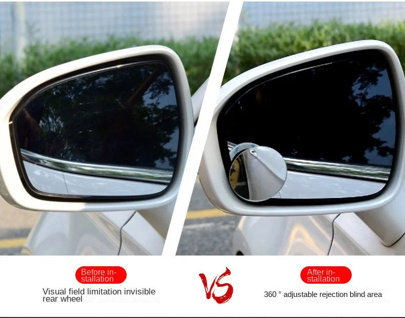 360 Degree Adjustable Car Blind Spot Mirror - 9