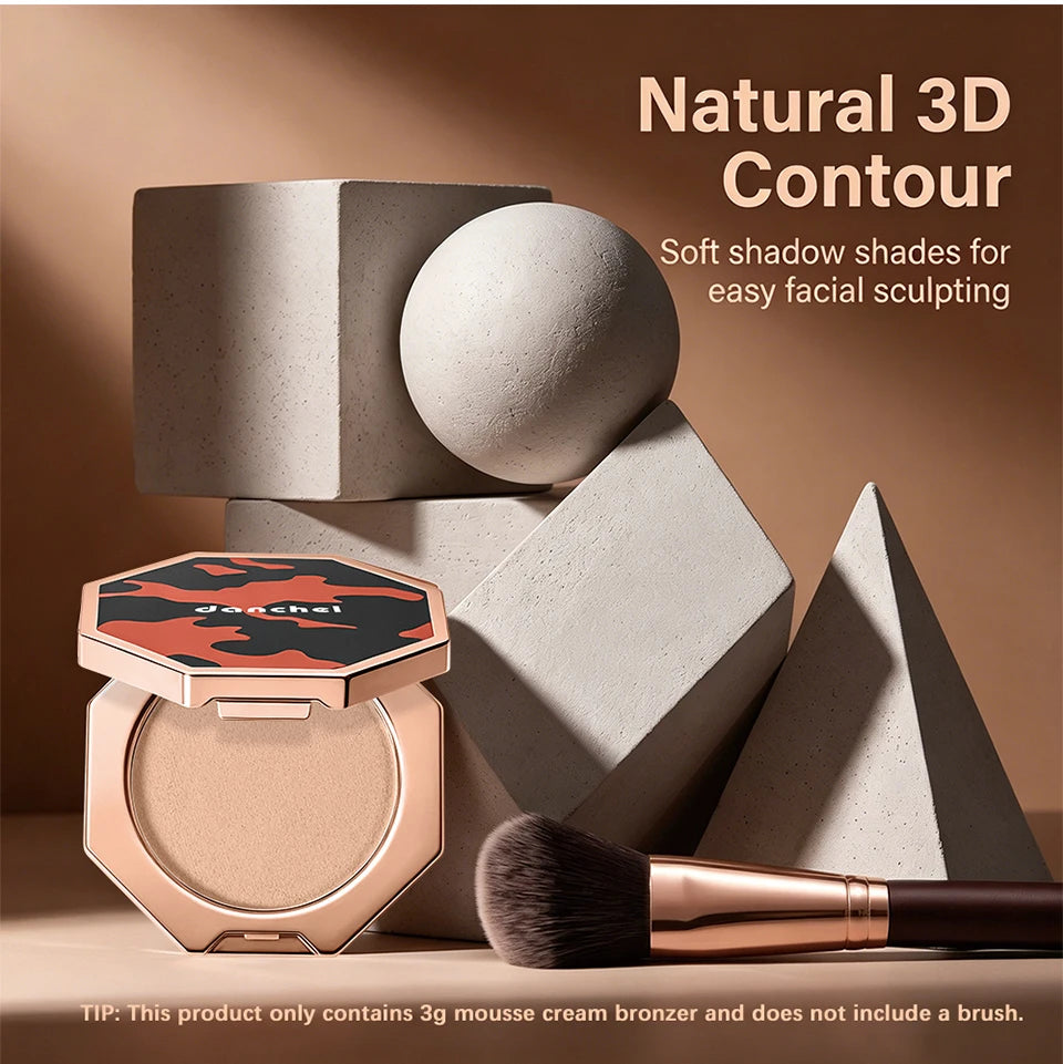 Cream Mousse Bronzer for Sculpting and Face Contouring - 16