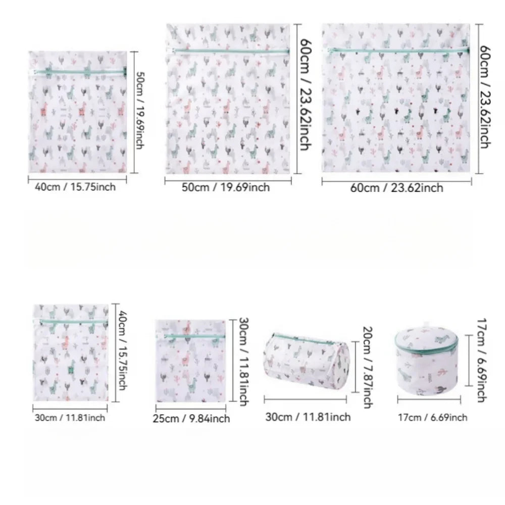 Protective Mesh Laundry Bag Set for Delicate Clothing