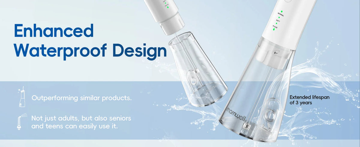 Portable Rechargeable Oral Water Flosser for Deep Teeth Cleaning