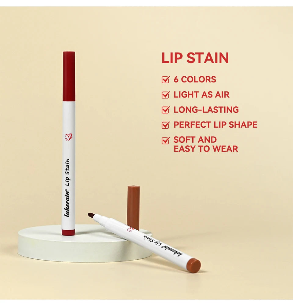 Dual-Ended Matte Lip Contour Stain and Liner Pencil