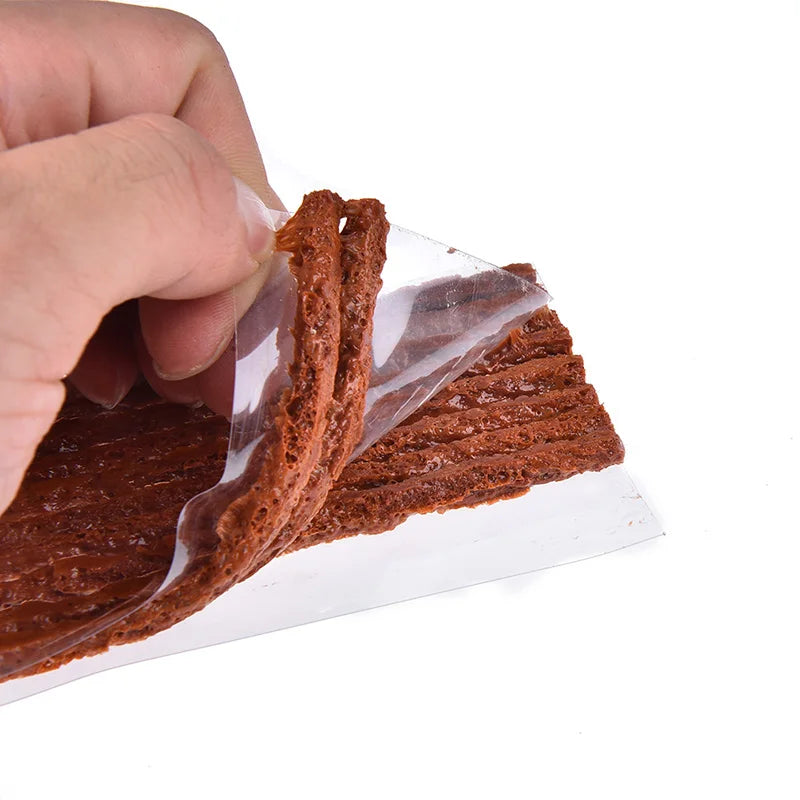Tubeless Tire Puncture Repair Rubber Strips for Car and Motorcycle - 9