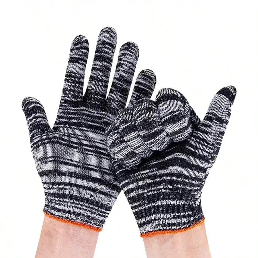 Knitted Polyester Safety Work Gloves for Industrial and Construction