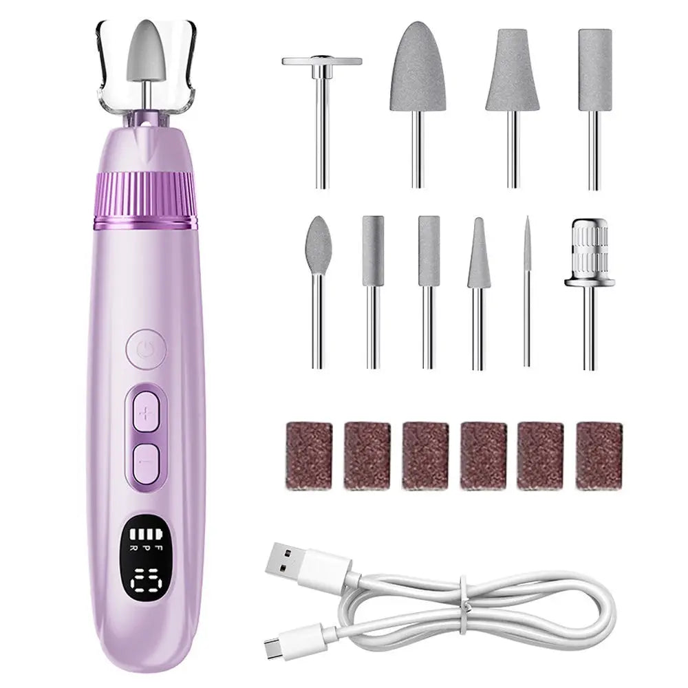 Electric Cordless Manicure and Pedicure Nail Drill Set