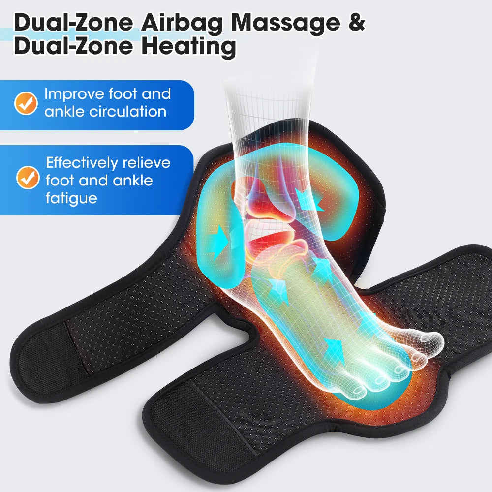 Wireless Heated Air Compression Foot and Ankle Massager - 13