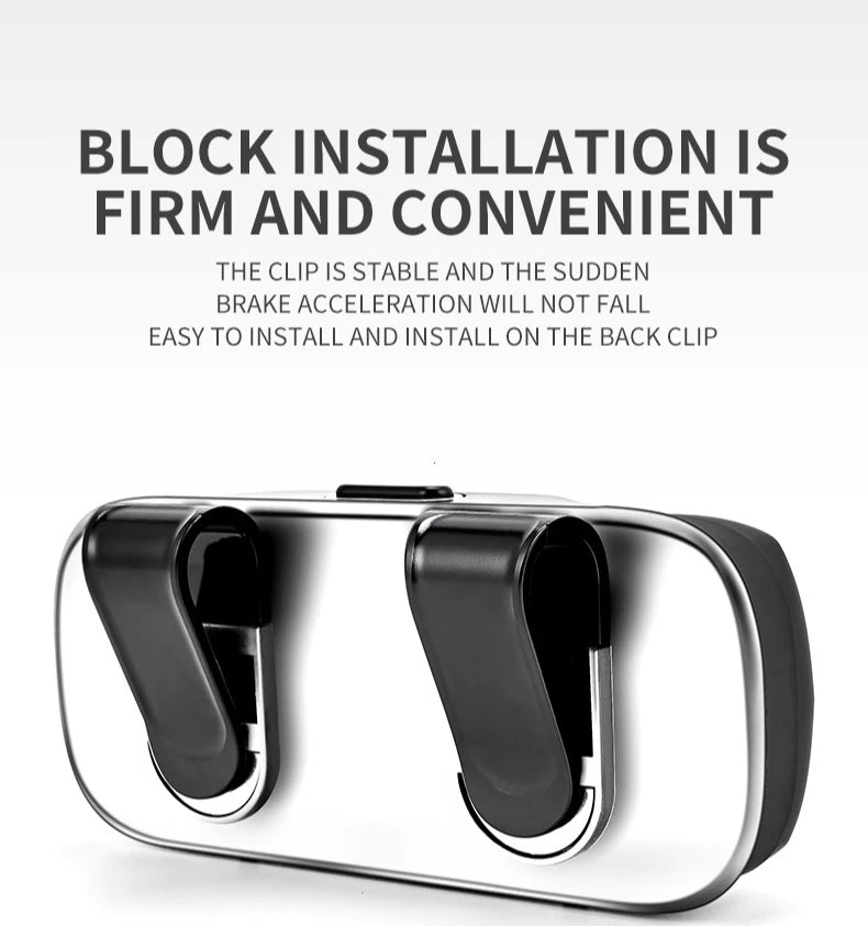 Portable Car Sun Visor Sunglasses Holder Case