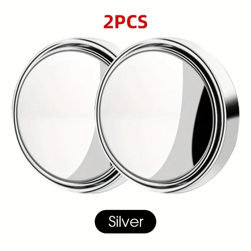Car Blind Spot Mirror and Rain Guard Set for Enhanced Driving Safety - 3