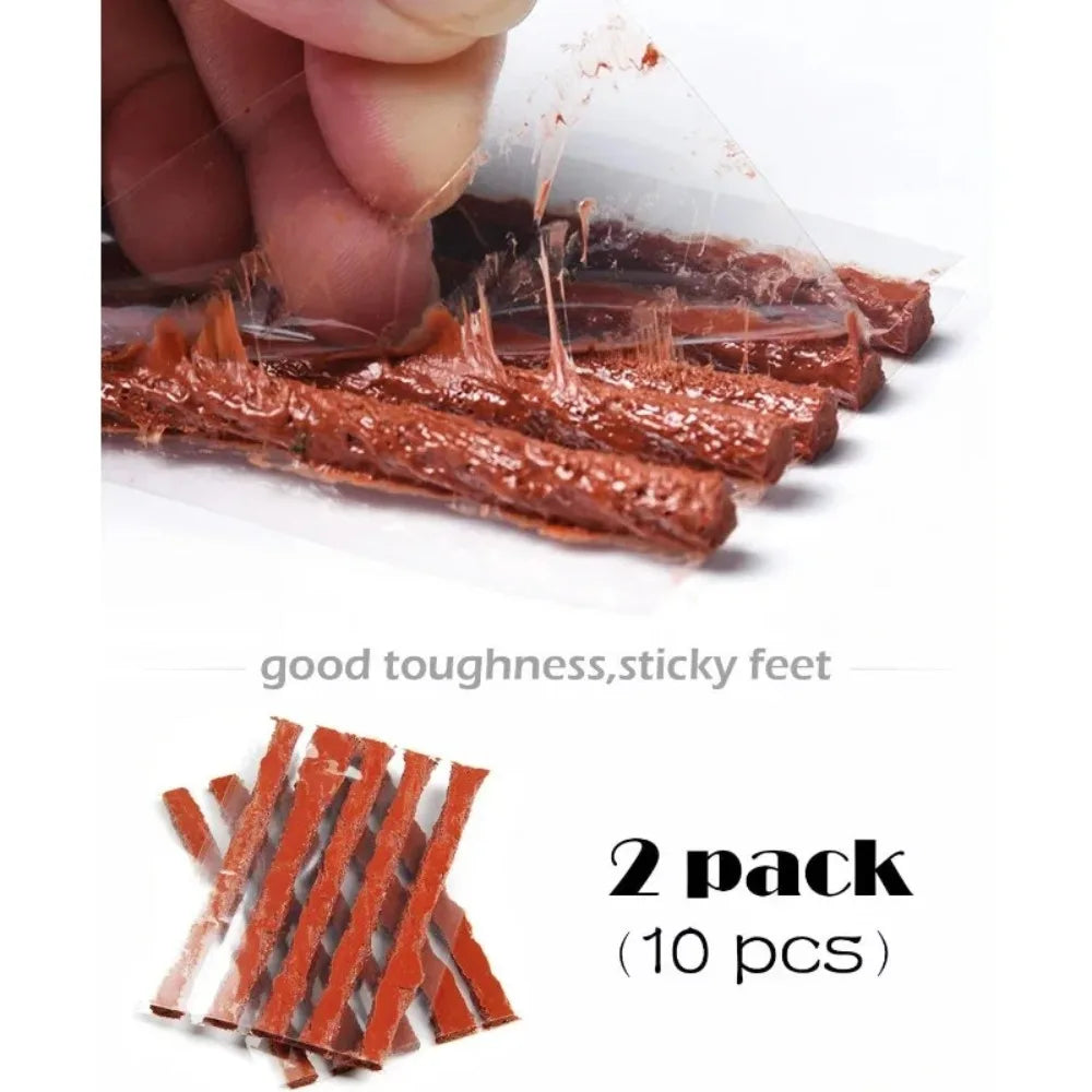 Emergency Tubeless Tire Repair Kit with T-Handle Tools