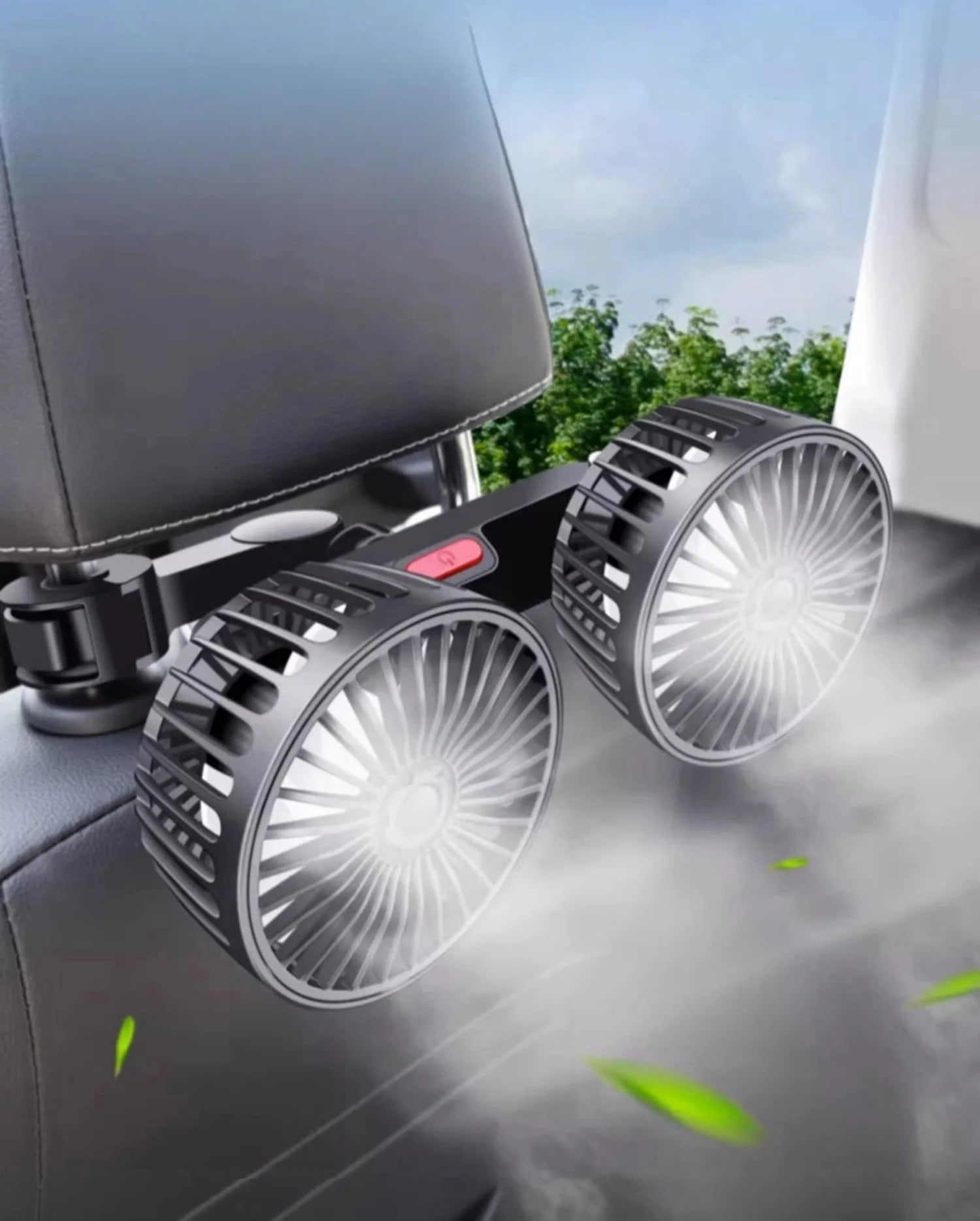 Adjustable USB Powered Car Backseat Cooling Fan - 7