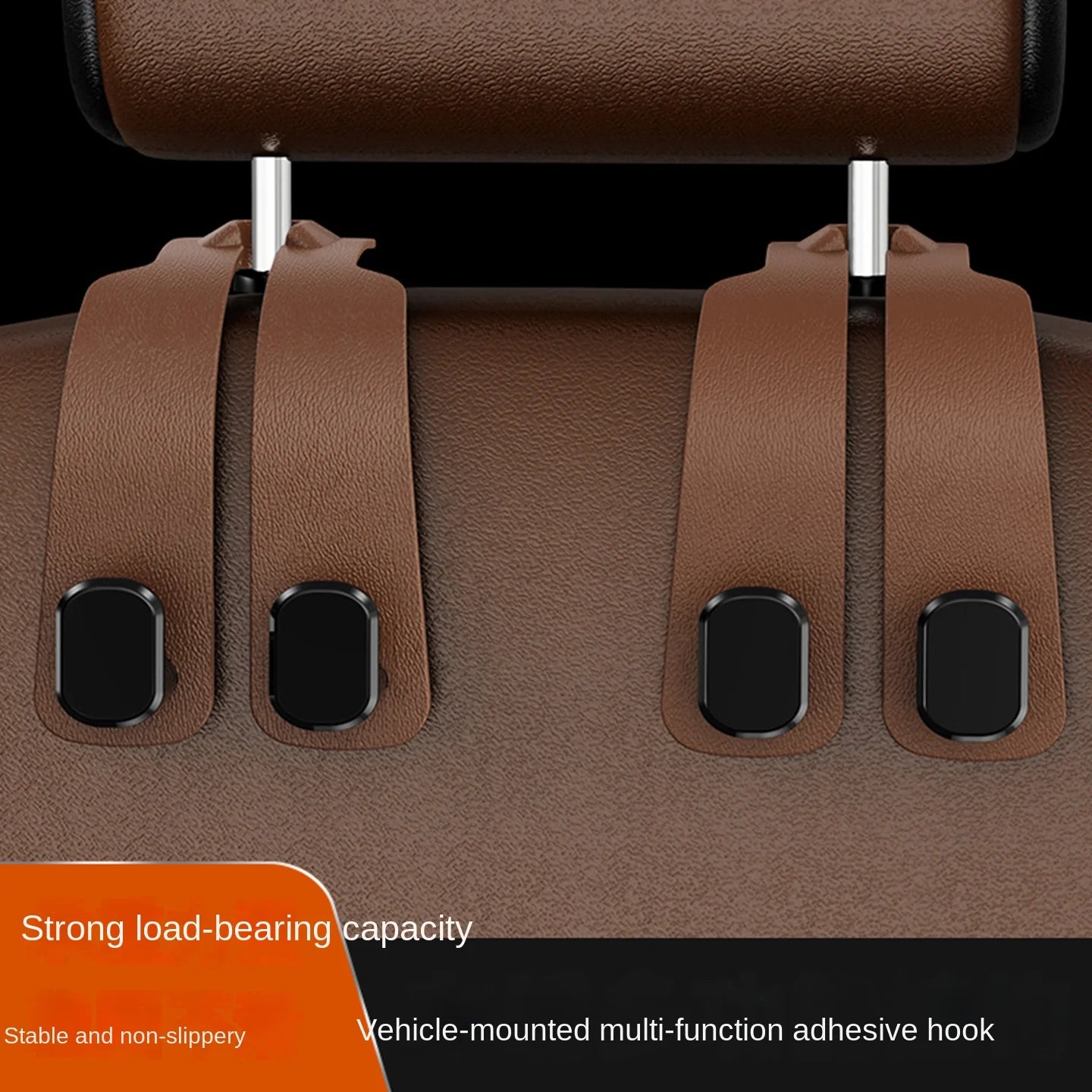 Multifunctional Car Seat Back Storage Hooks - 5