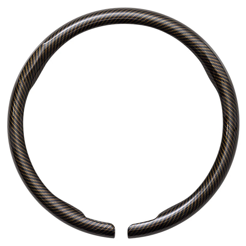 Universal Carbon Fiber Steering Wheel Cover for All Seasons