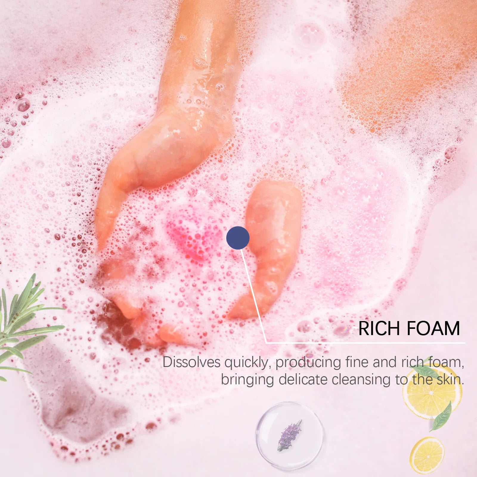 Aromatherapy Moisturizing Bath Bombs for Relaxation and Skin Care - 3