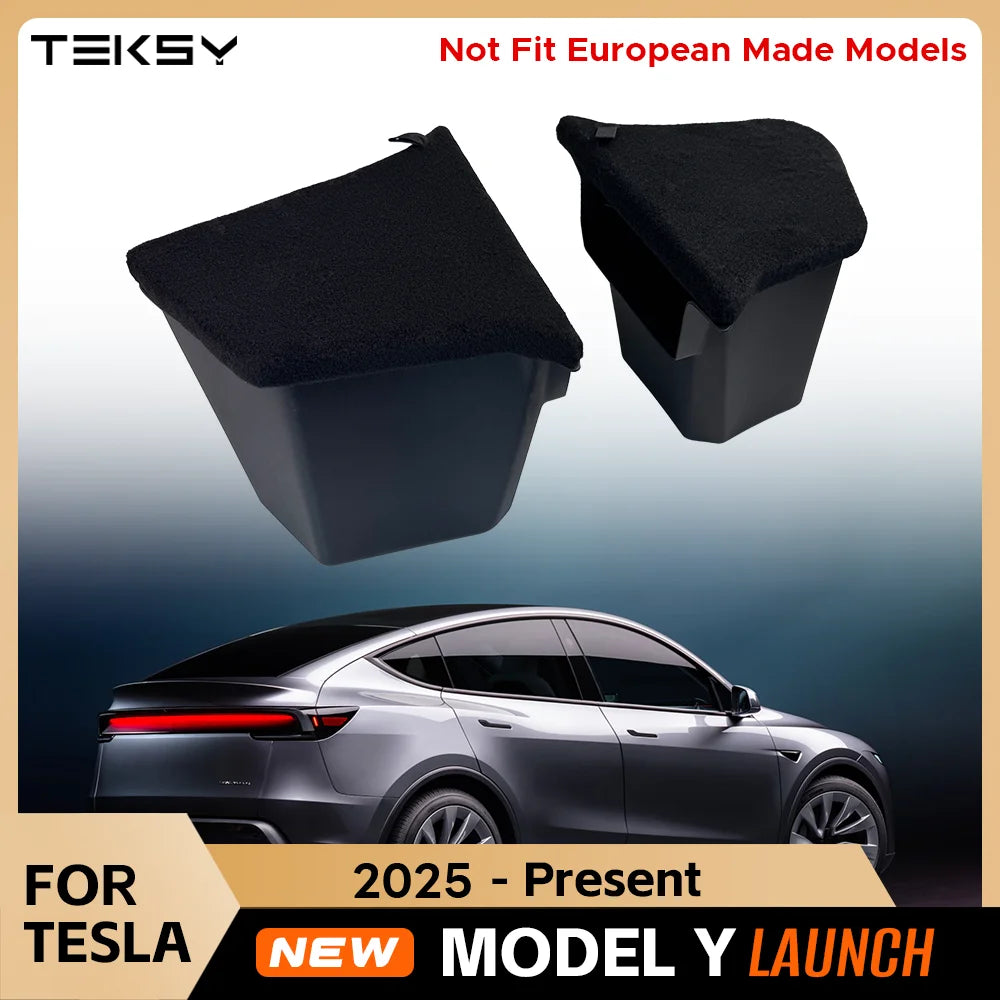 Rear Trunk Side Storage Organizer for 2025 Model Y