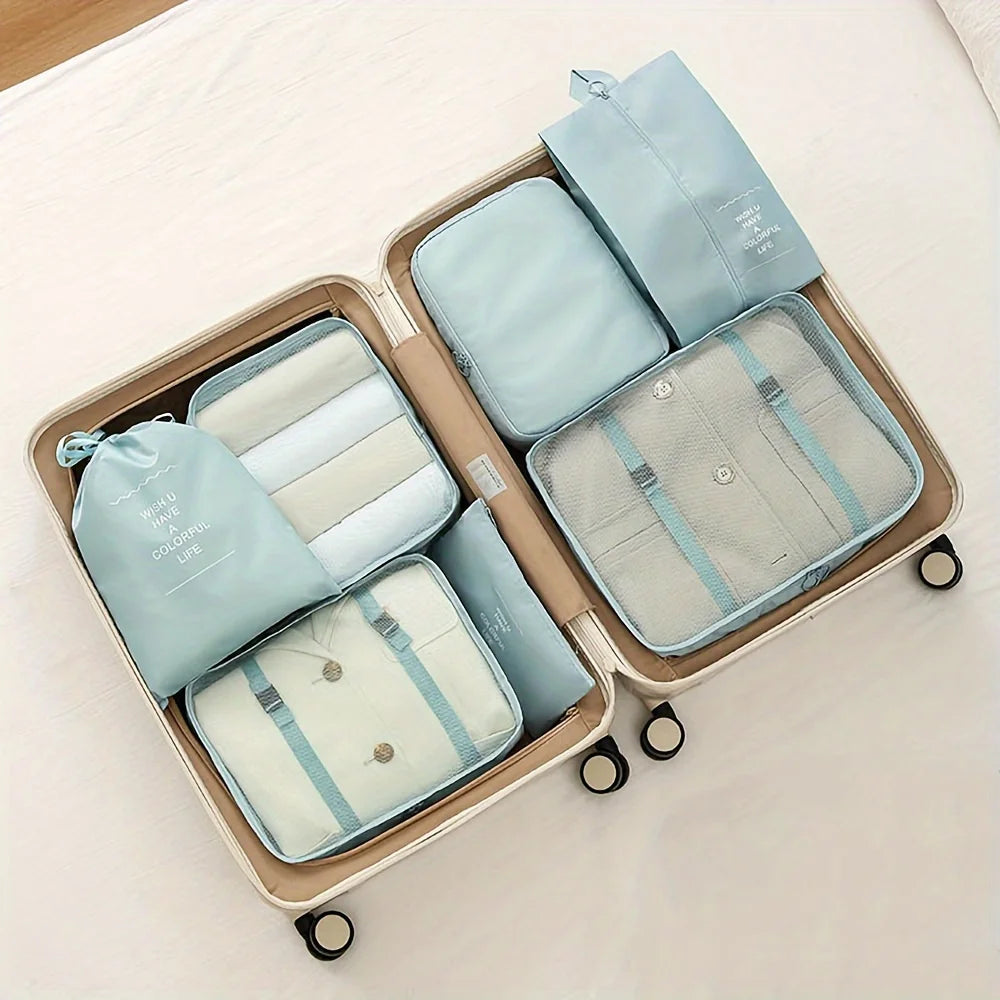 Travel Luggage Organizer Storage Bag Set