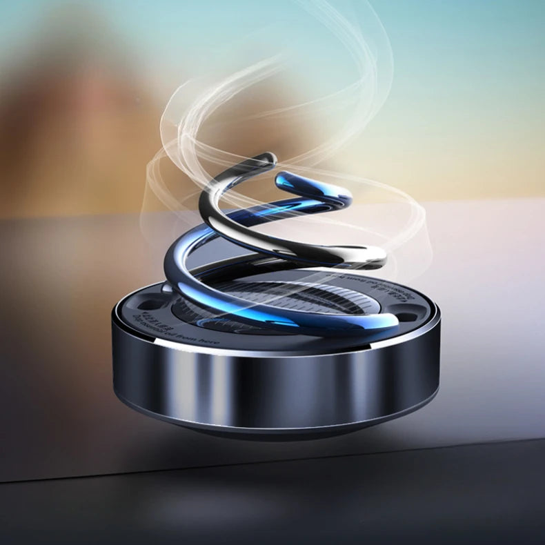 Solar Powered Rotating Car Air Freshener Diffuser - 15
