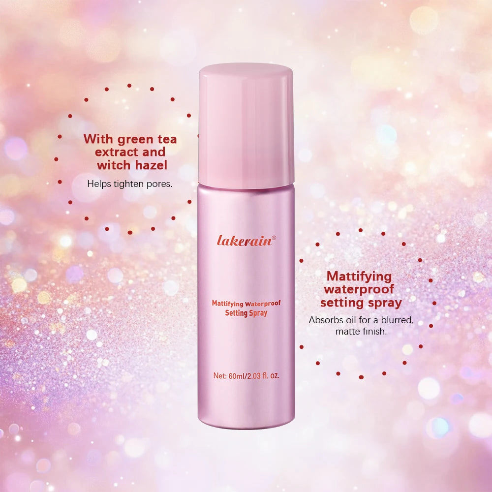 Long-Lasting Matte Waterproof Makeup Setting Spray