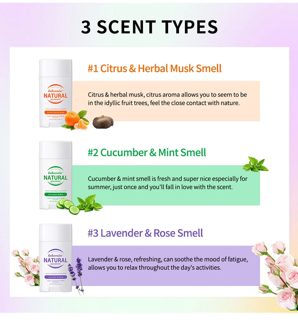 Long-Lasting Natural Solid Deodorant Stick for Freshness - 9