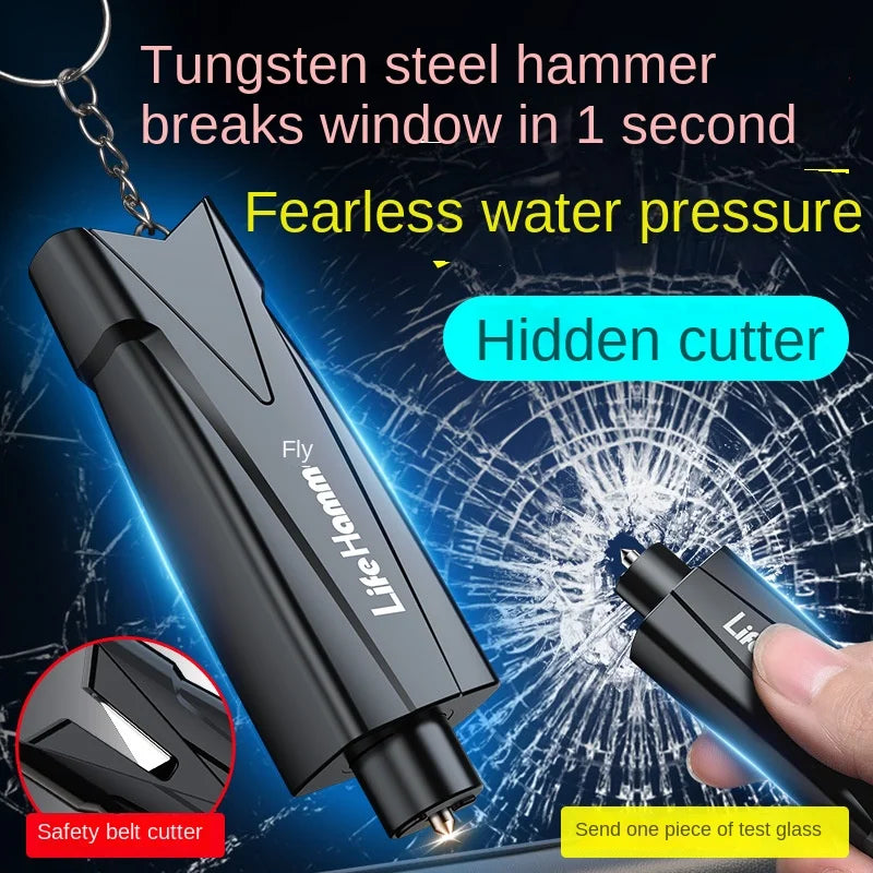 Emergency Car Window Breaker and Seat Belt Cutter Tool