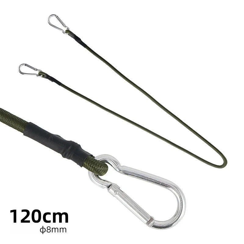 Heavy Duty Elastic Bungee Cord with Carabiner Hooks - 18