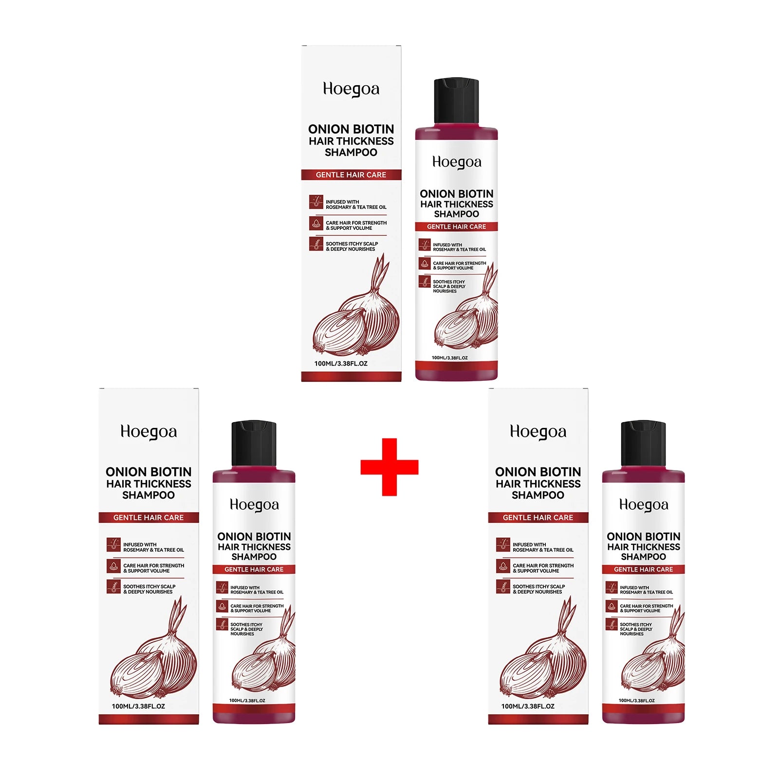 Onion Biotin Volumizing Shampoo for Hair Growth and Scalp Care - 17