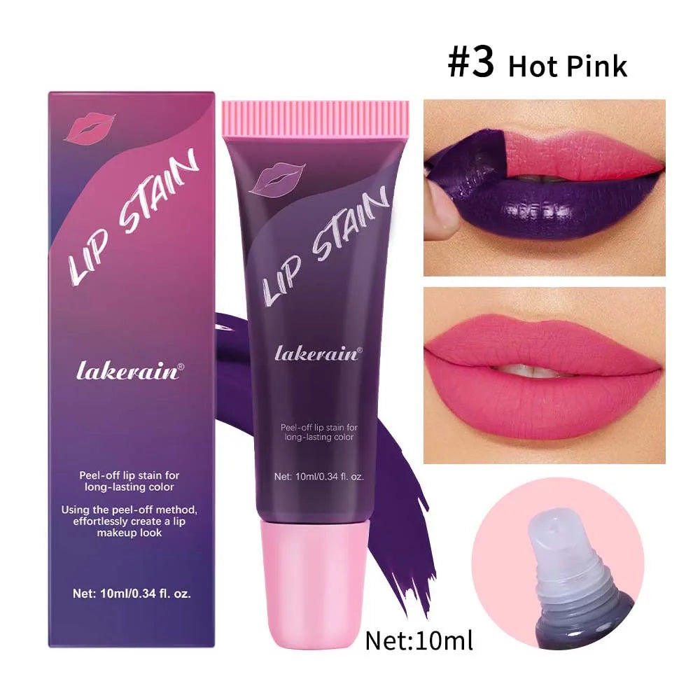 Waterproof Peel-Off Matte Liquid Lip Stain
