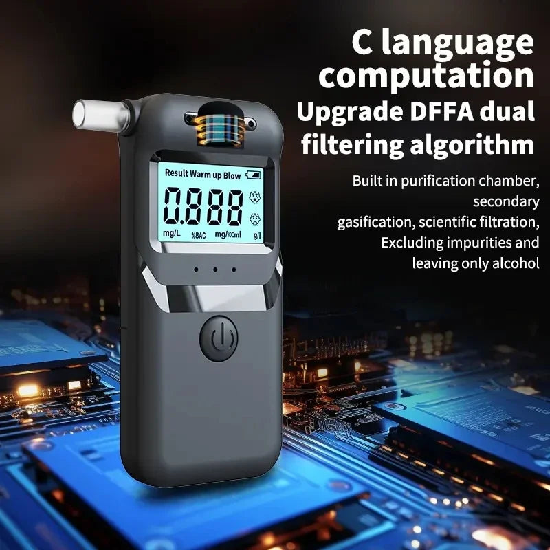 Portable Digital Breathalyzer Alcohol Tester - 2