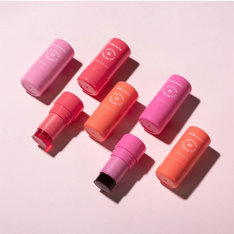 Cooling Water Jelly Blush Stick for Cheeks and Lips - 17