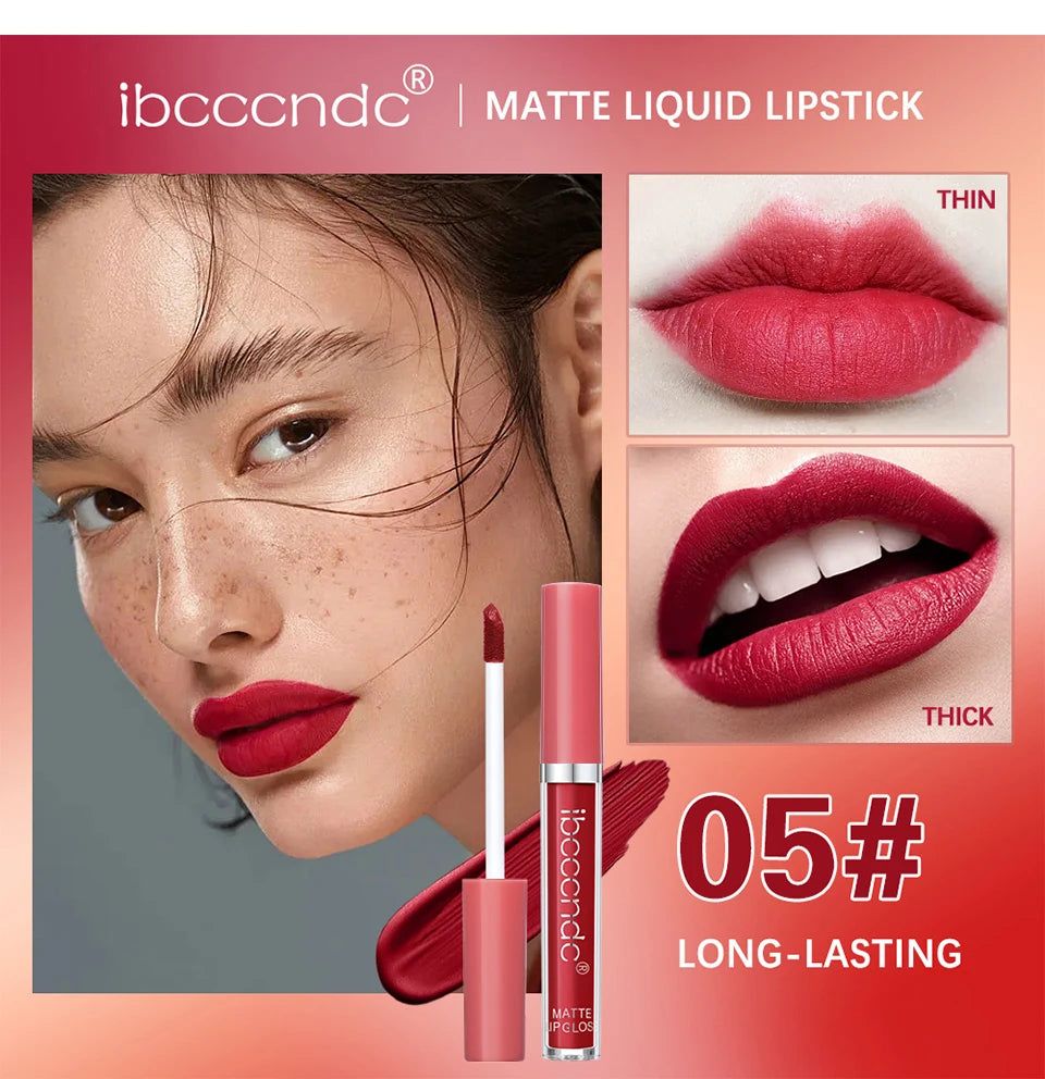 Waterproof Matte Liquid Lipstick Long-Lasting Lip Gloss
