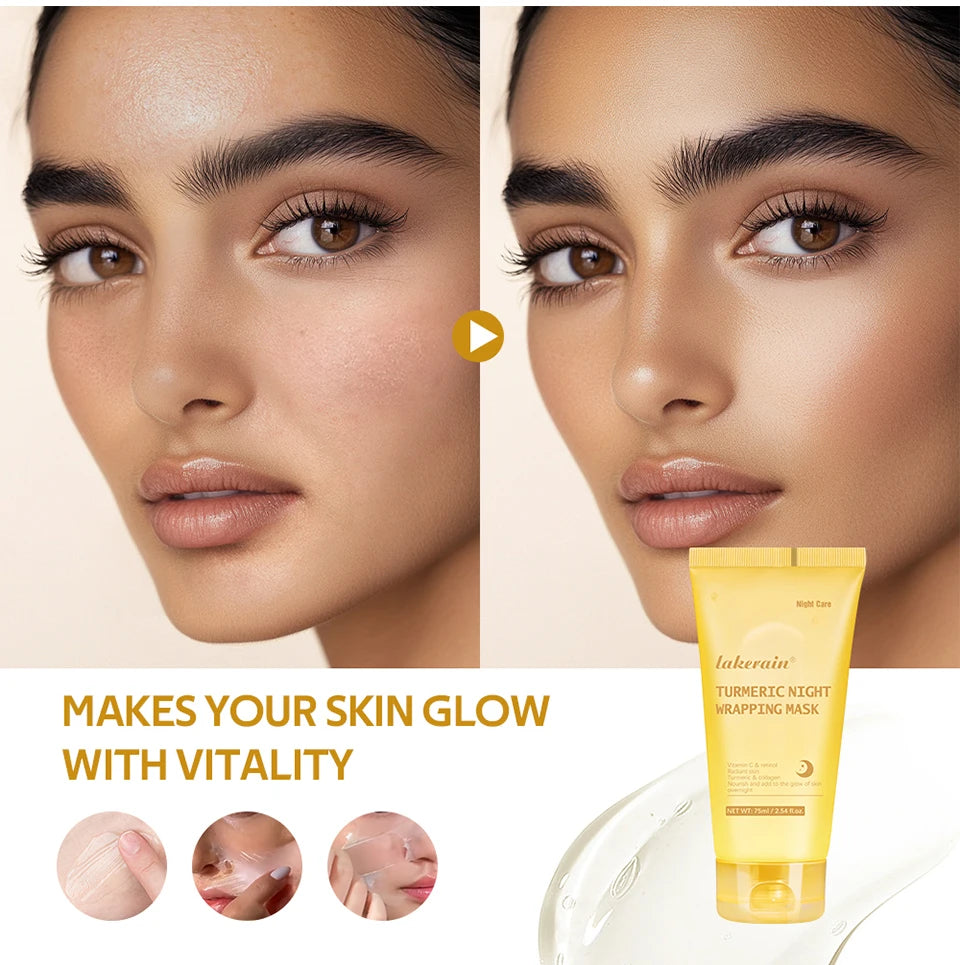 Turmeric Kojic Acid Overnight Peel-Off Firming Face Mask