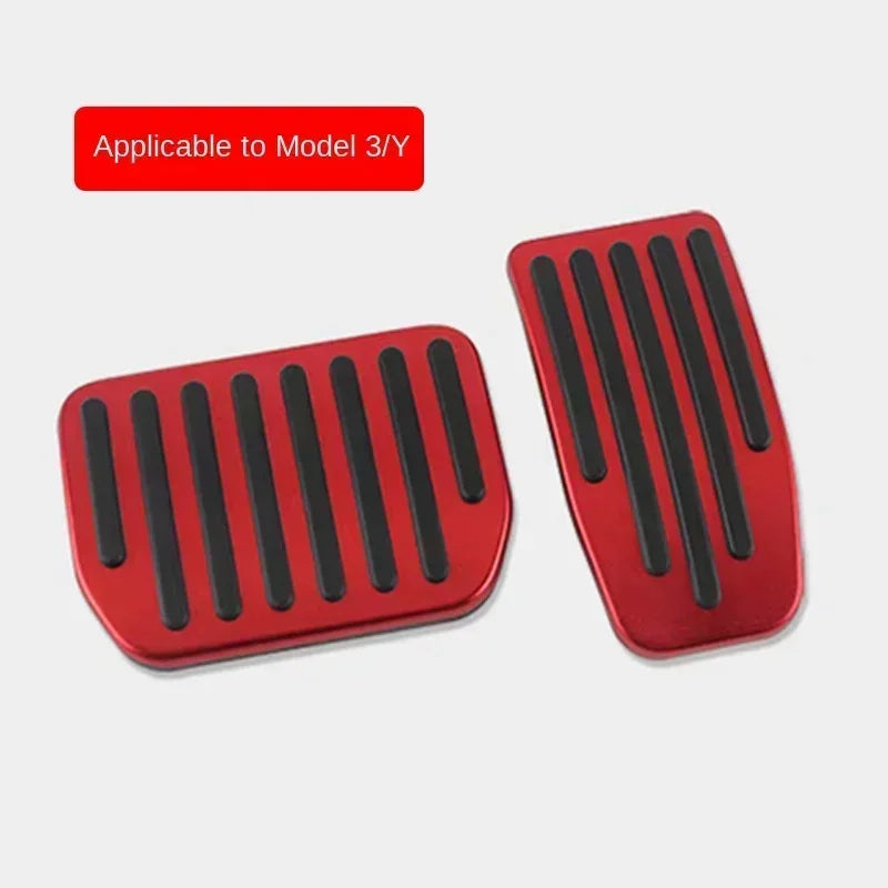 Aluminum Non-Slip Pedal Cover Set for Tesla Model 3 and Model Y - 20