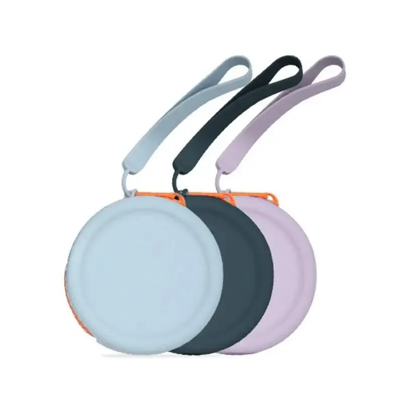 Portable Silicone Round Storage Pouch for Accessories and Coins
