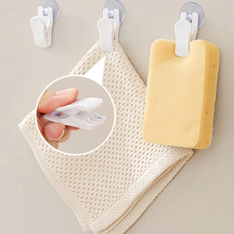 Multipurpose Rotating Suction Cup Clip Hooks